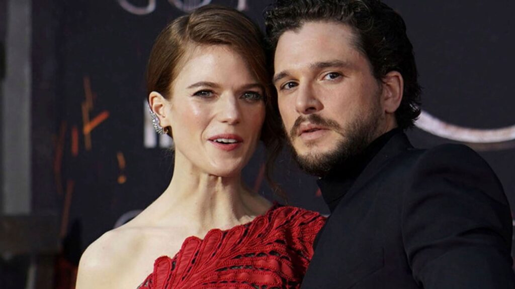 Rose Leslie and Kit Harington