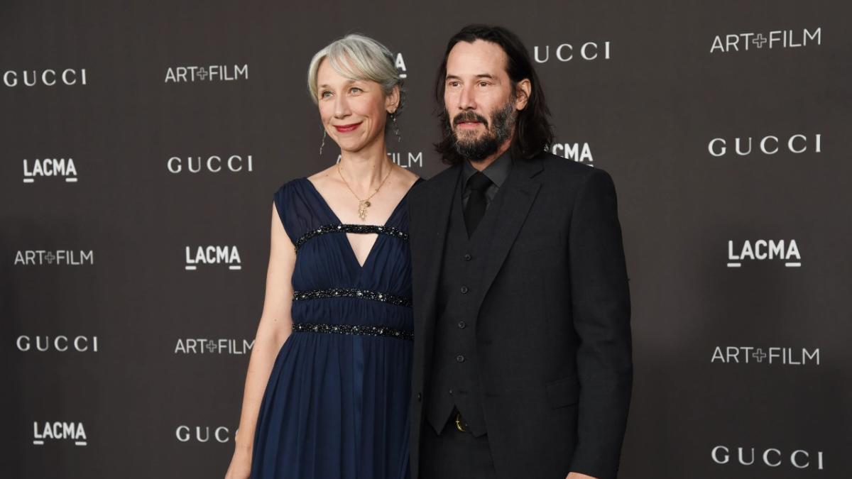 Alexandra Grant and Keanu Reeves