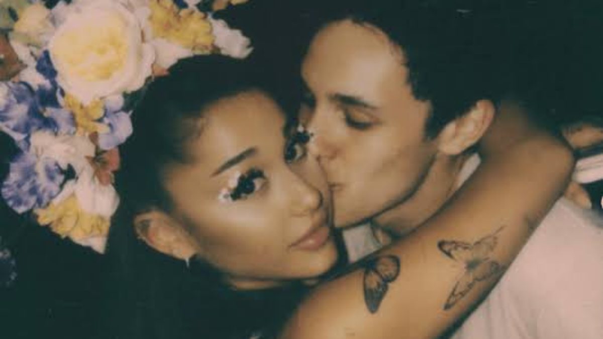 Ariana Grande with husband Dalton Gomez.