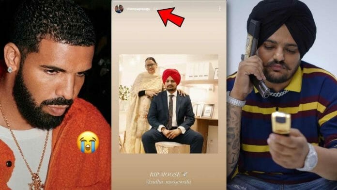 Drake pays tribute to Punjabi singer Sidhu Moosewala