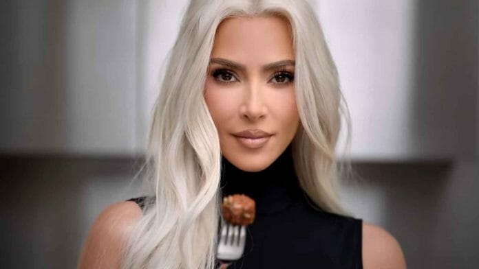 Kim Kardashian was trolled for pretending to chew the food in an ad