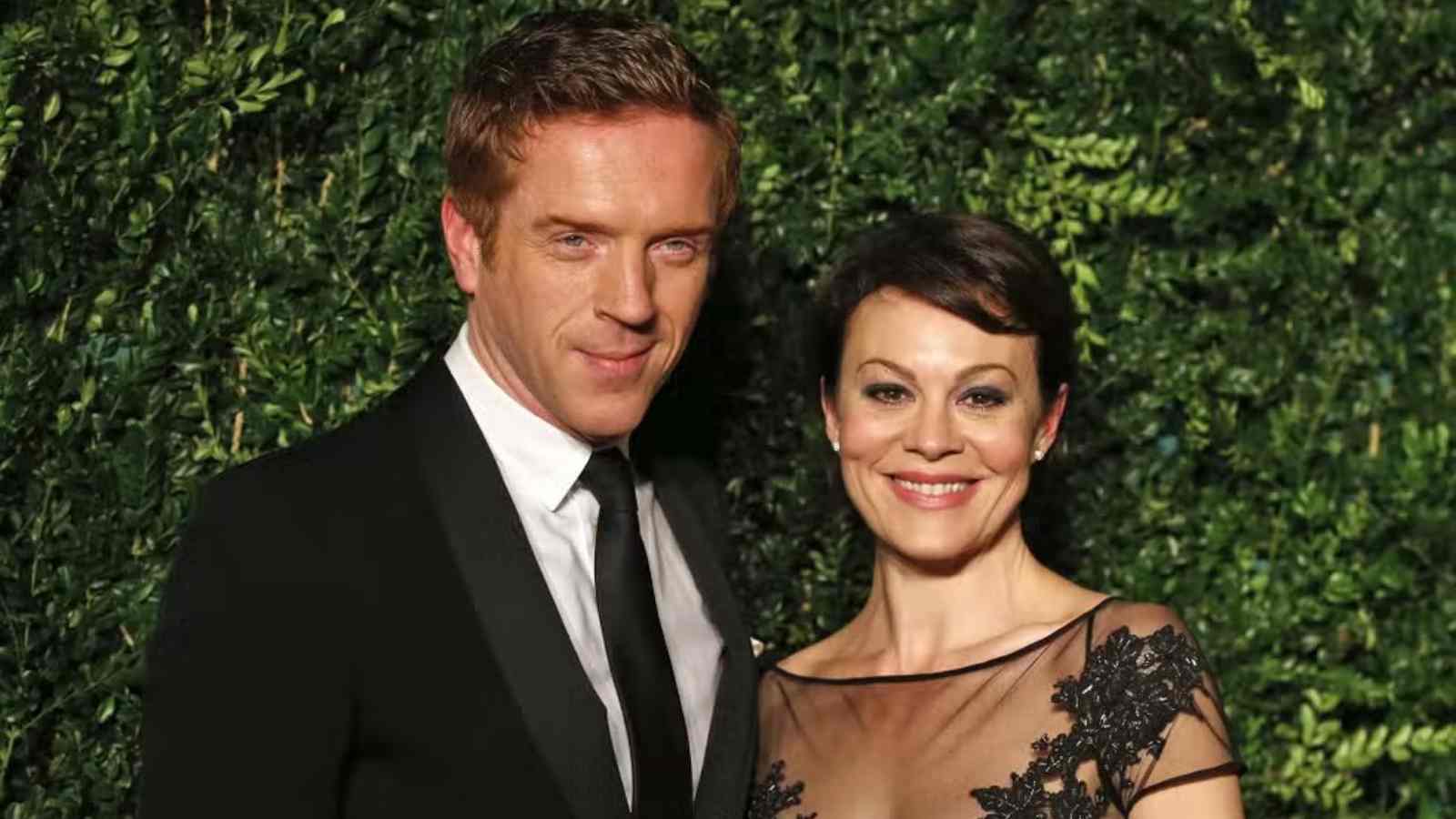 Damian Lewis with his late wife Helen McCrory