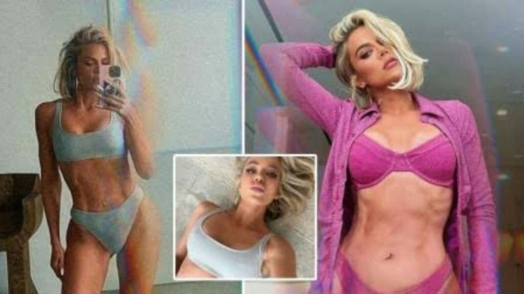 Kardashian shares snapshots of her toned body 