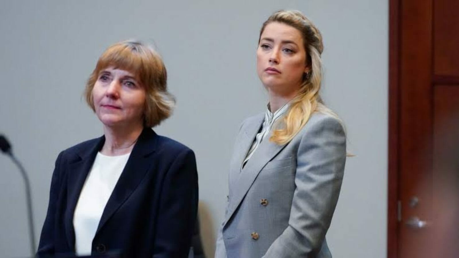 Amber Heard and her attorney