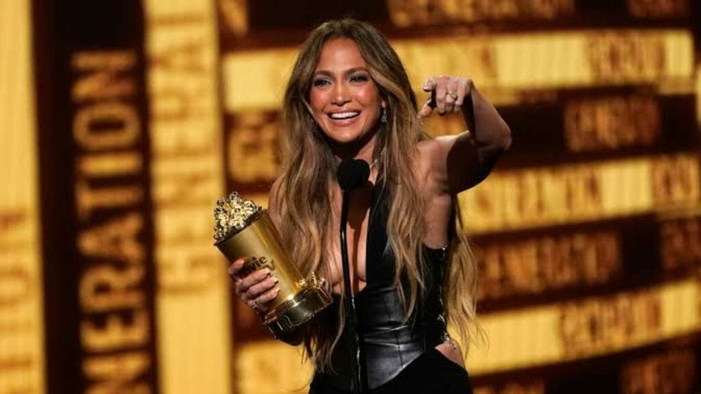 J-Lo won another award for best song, titled  'On My Way'