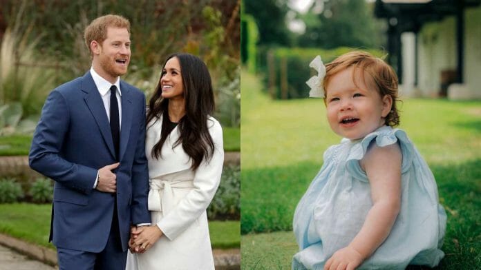 Prince Harry and Meghan's daughter turns 1