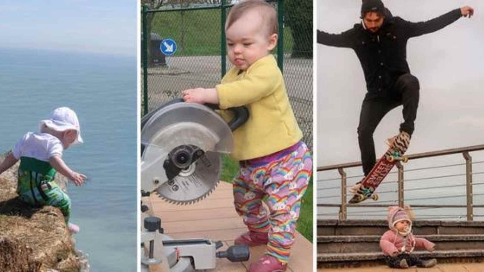 Kenny shares viral-worthy photoshopped pictures of his kid in dangerous situations