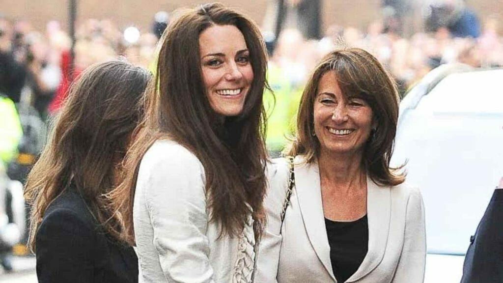 Kate and Carole Middleton