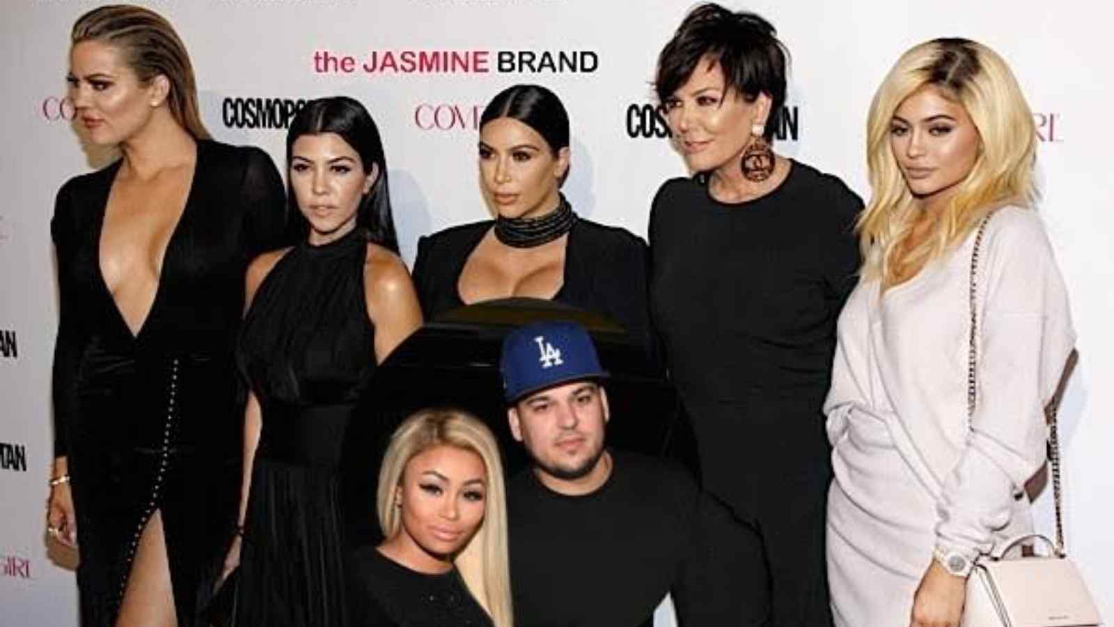 Blac Chyna and Kardashians Jenners family