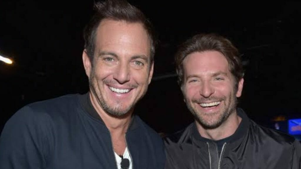 Cooper with long time pal Will Arnett