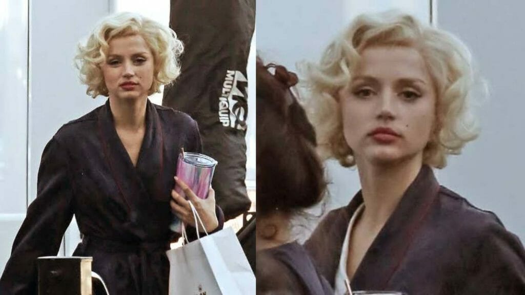 Images from the sets of 'Blonde'