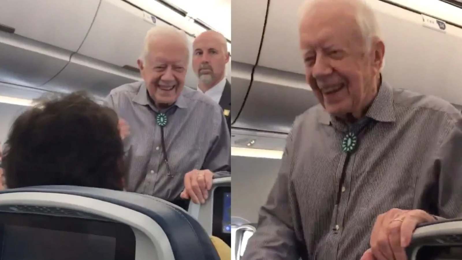 Jimmy Carter Shook Hands With Every Passenger