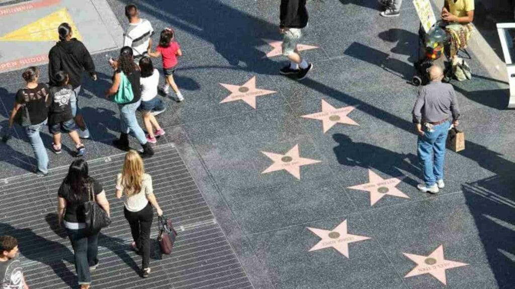 The Hollywood Walk Of Fame