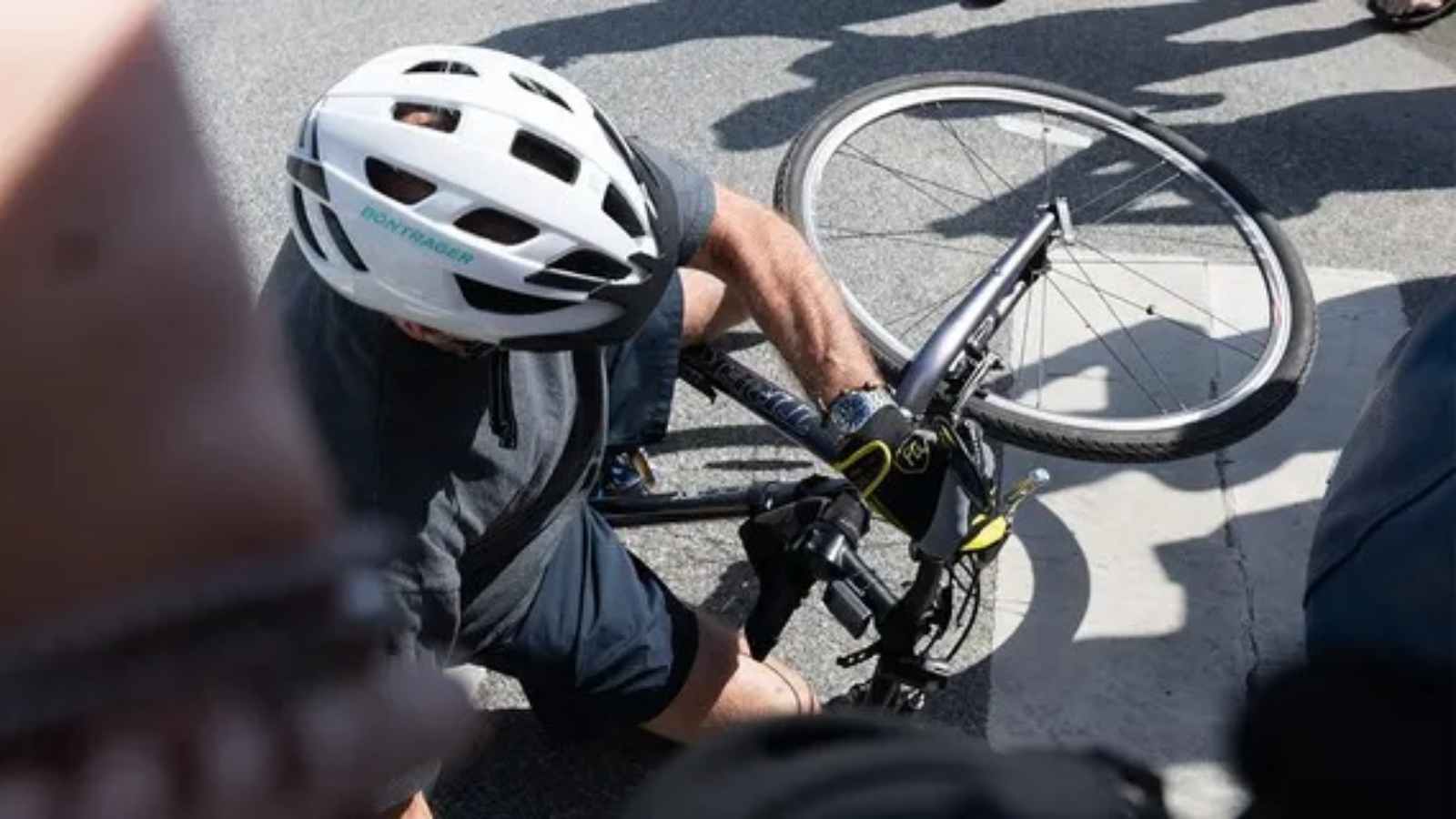 Joe Biden, 79, Crashes Off-bike