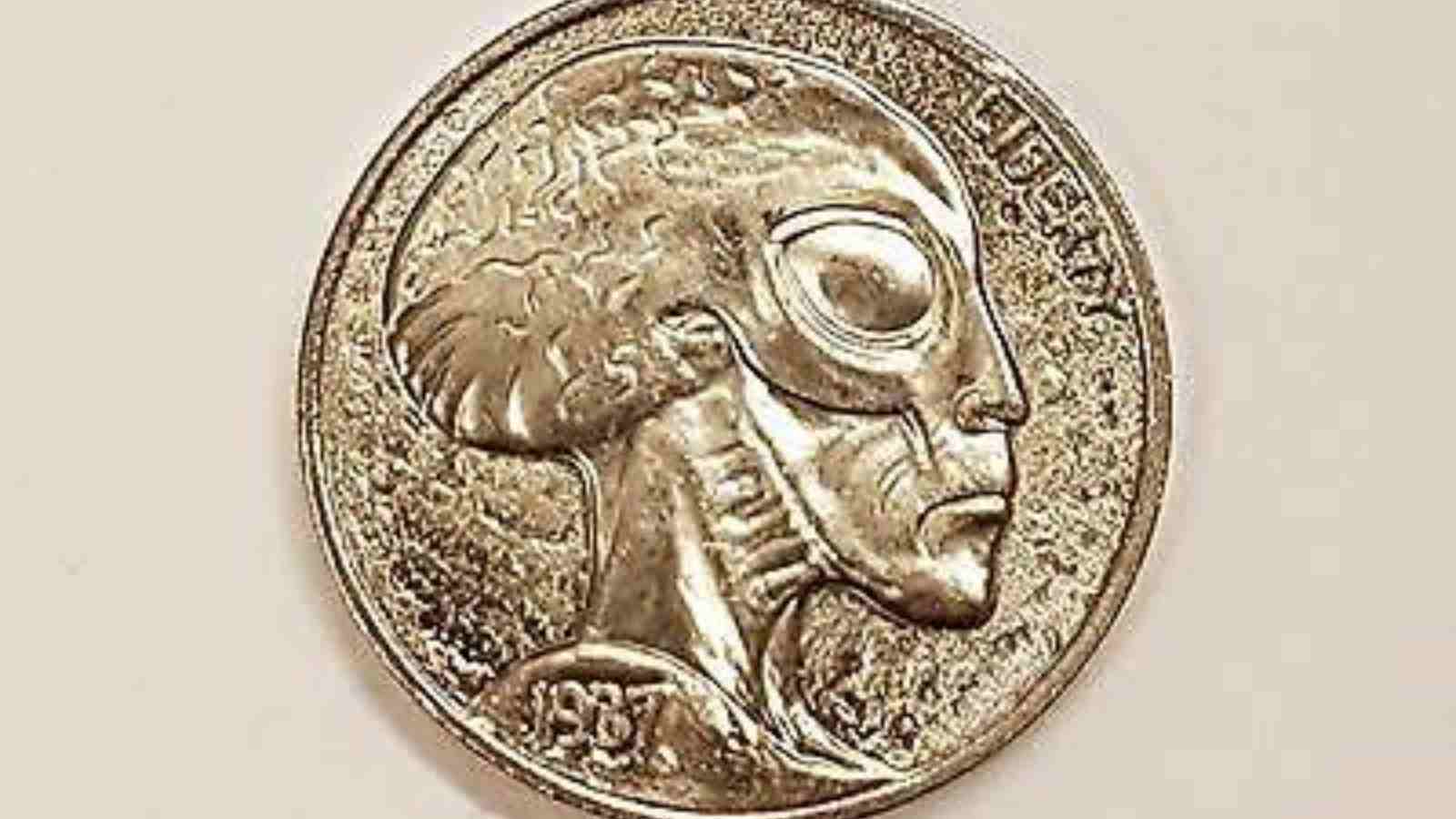 The "extraterrestrial" coin