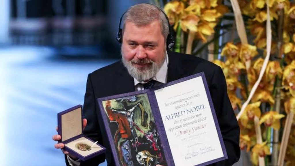 Muratov winning nobel prize