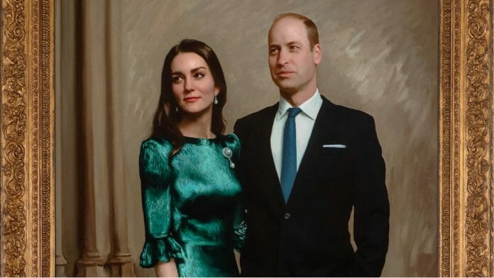 Prince William and Kate Middleton’s portrait