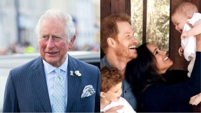 Prince Charles met Prince Harry and his family