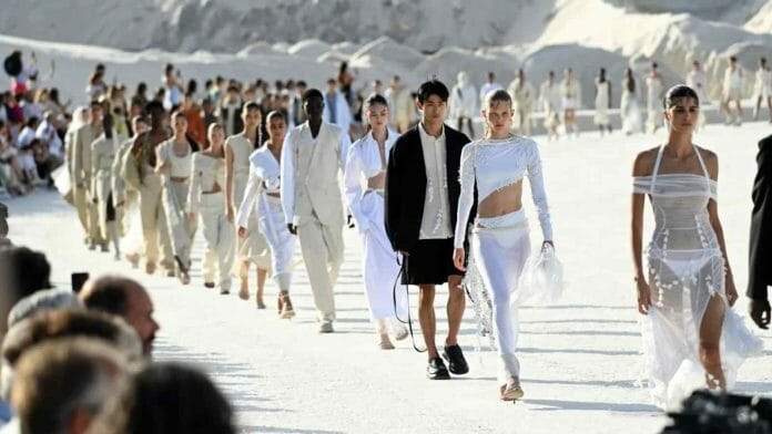 Jacquemus and Mother Nature runway show