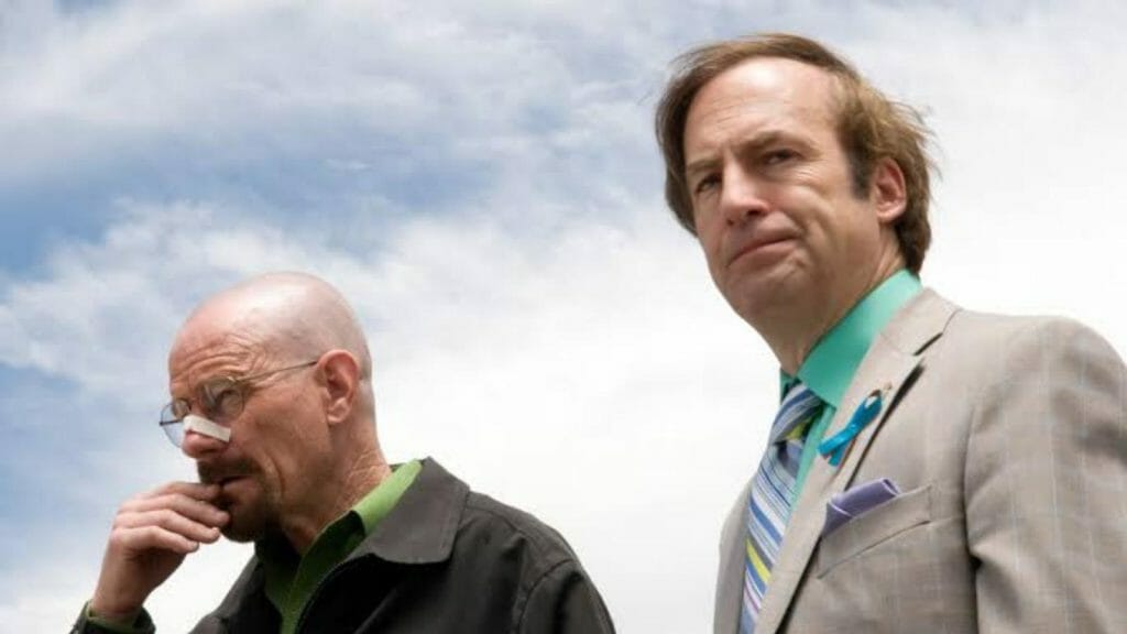 Charcter Saul Goodman with Walter White