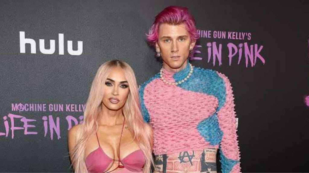 The couple at the Hulu event for the release of MGK's documentary