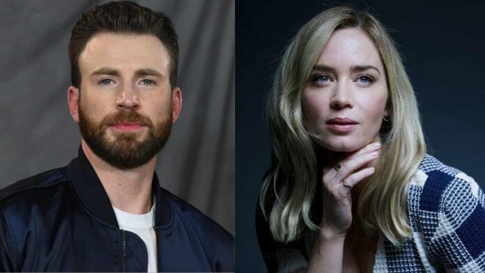 Chris Evans And Emily Blunt