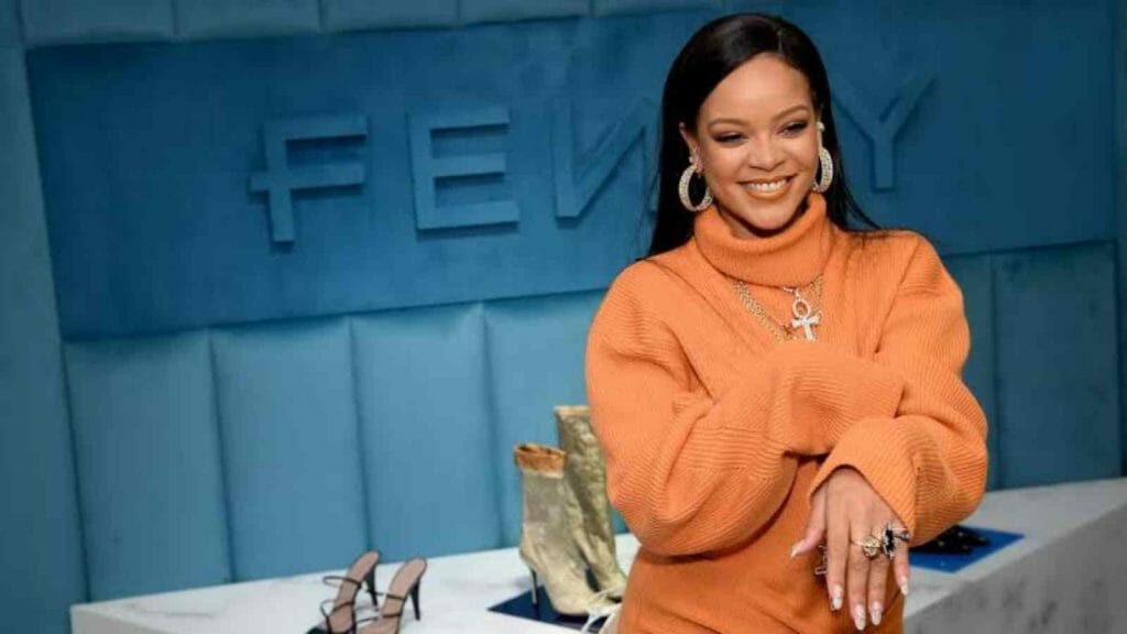 Rihanna, the founder of Fenty beauty and fashion