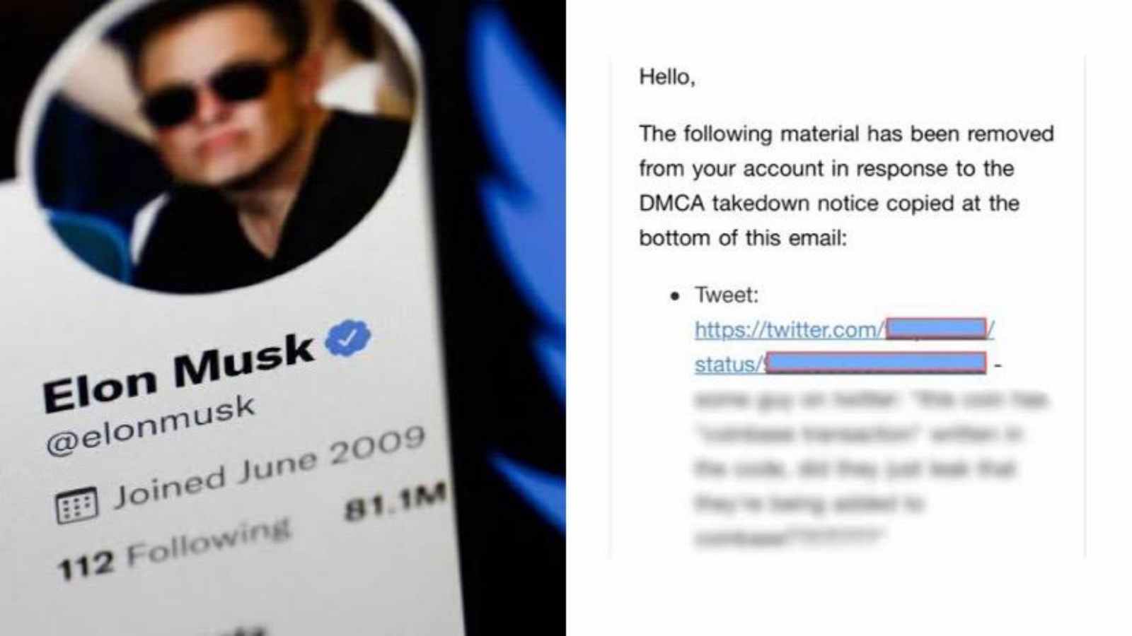 Elon Musk shares his opinions on DMCA on twitter