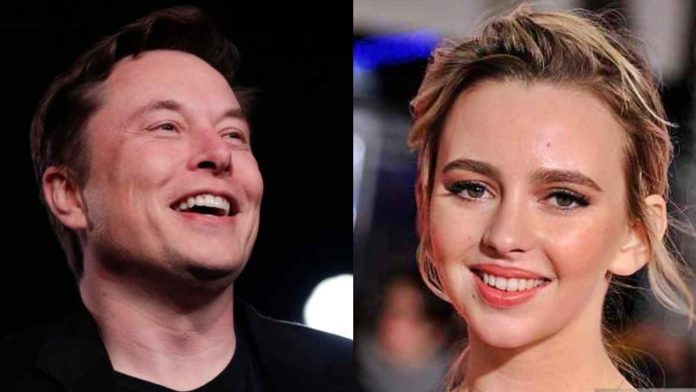 Elon Musk and Natasha Bassett