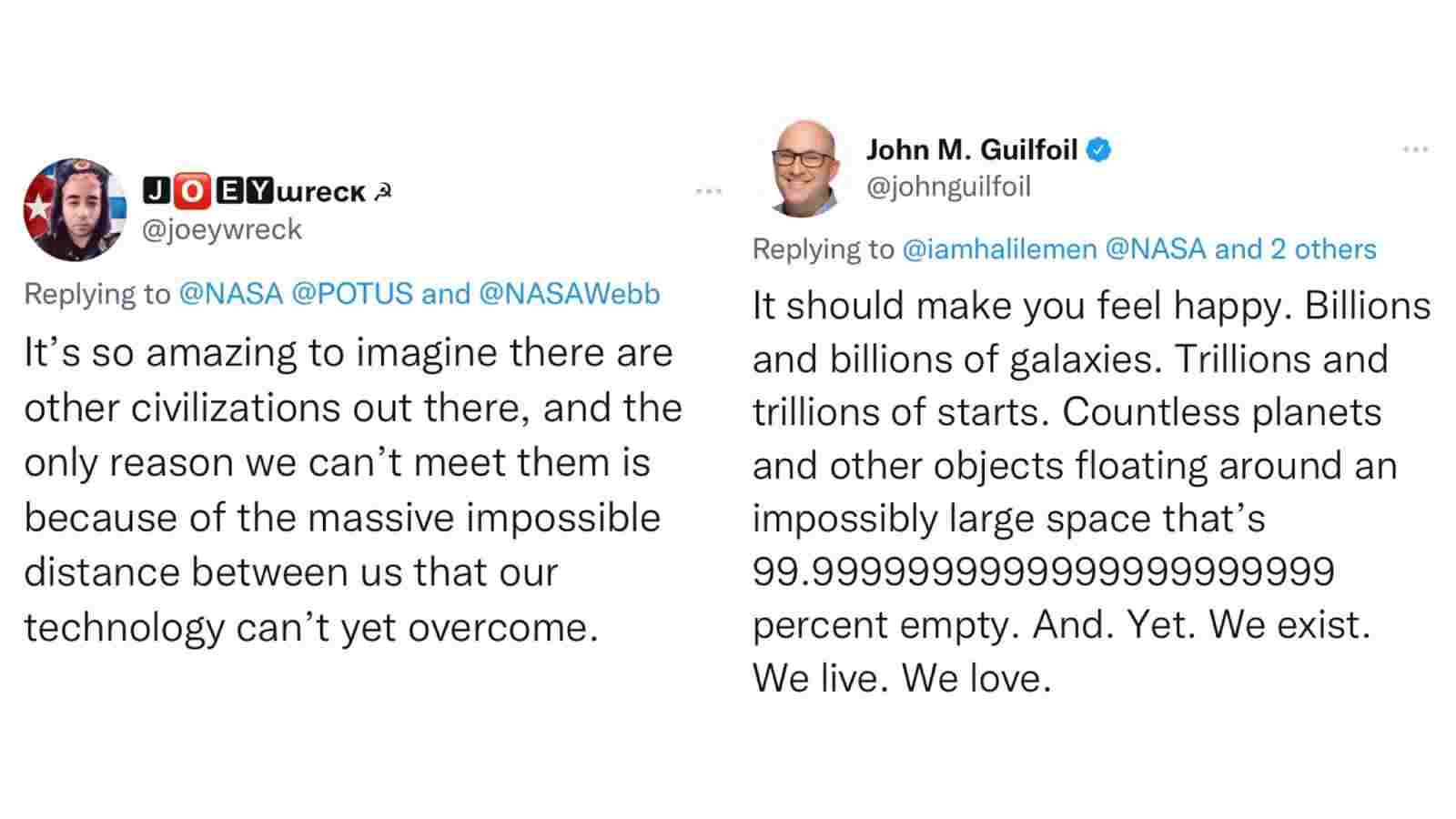 Twitter reacts to James Webb Space Telescope's deepest captured picture of the Universe