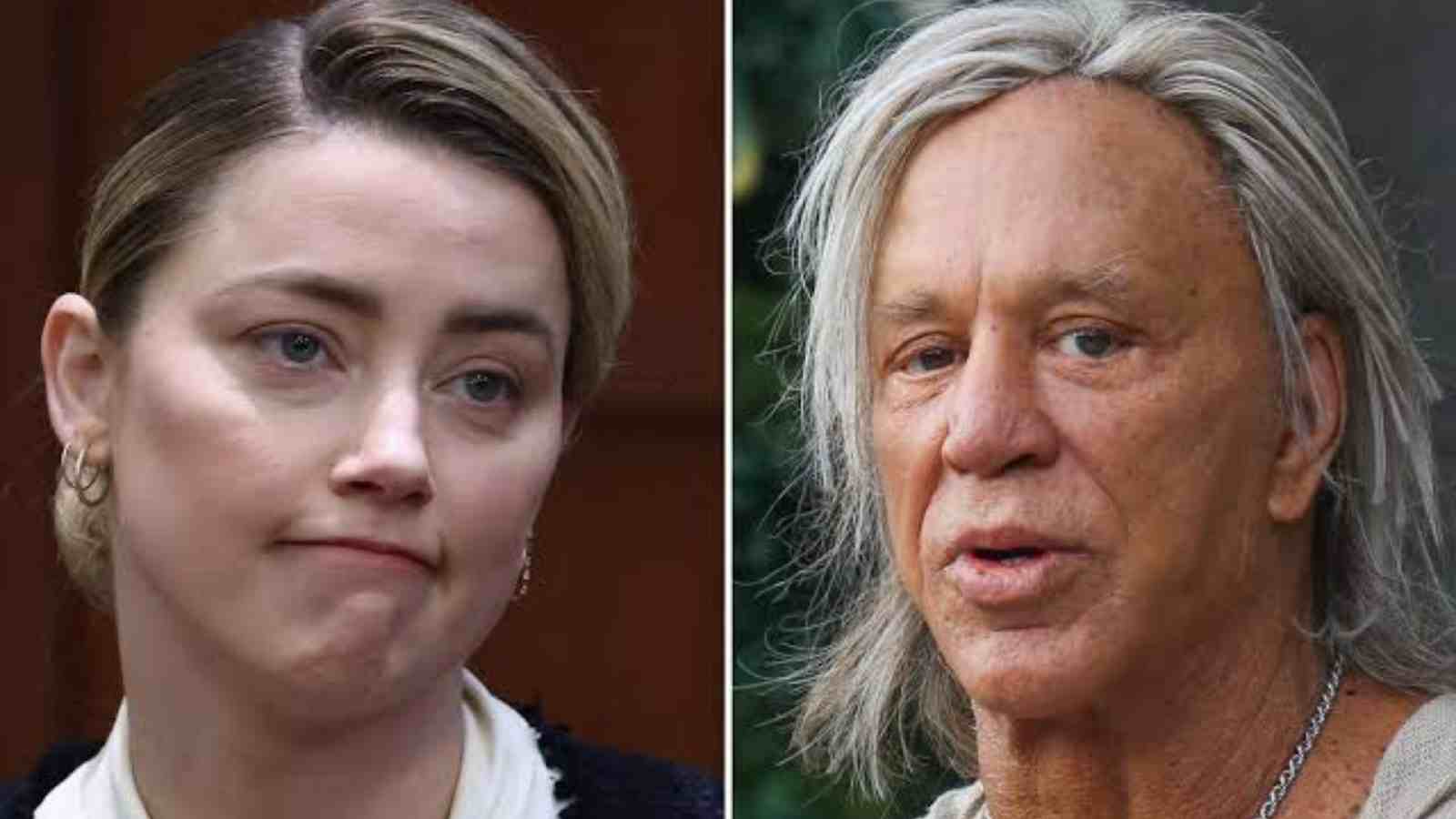 Mickey Rourke Supports Johnny Depp, Calls Amber Heard A