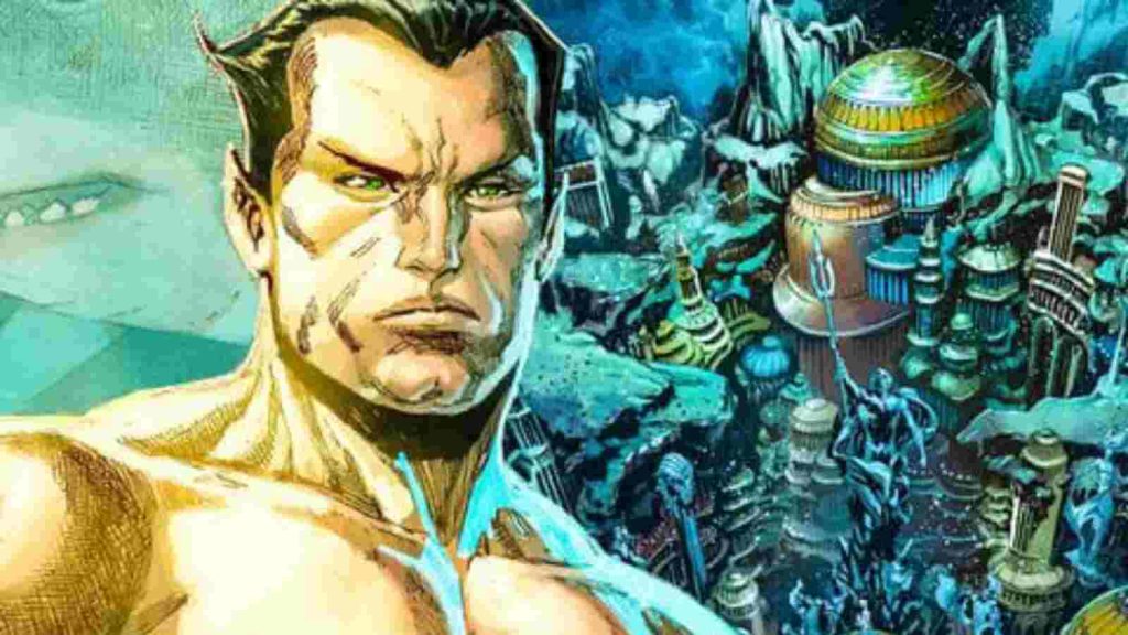 Namor, in the Marvel's city of Atlantis