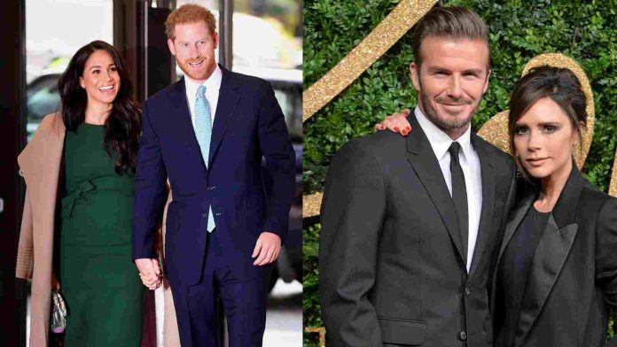 Prince Harry And Meghan Markle had a feud with David Beckham and Victoria Beckham