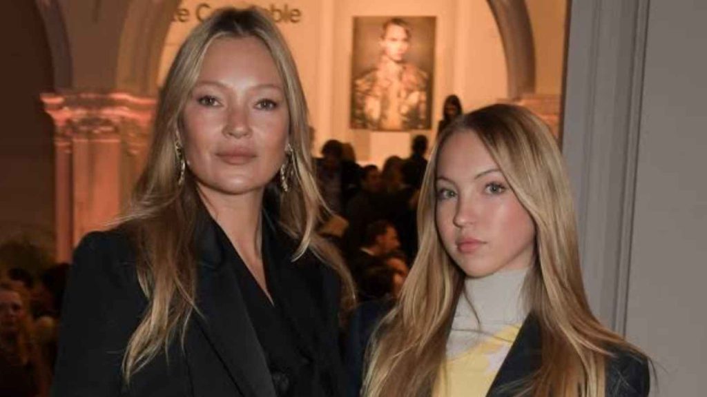 Kate Moss with daughter Lila 