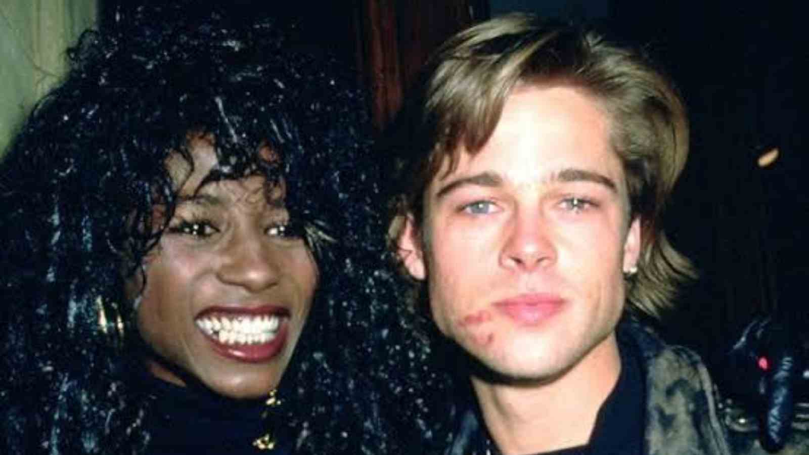 Brad Pitt's public dating history began with the British Singer Sinitta