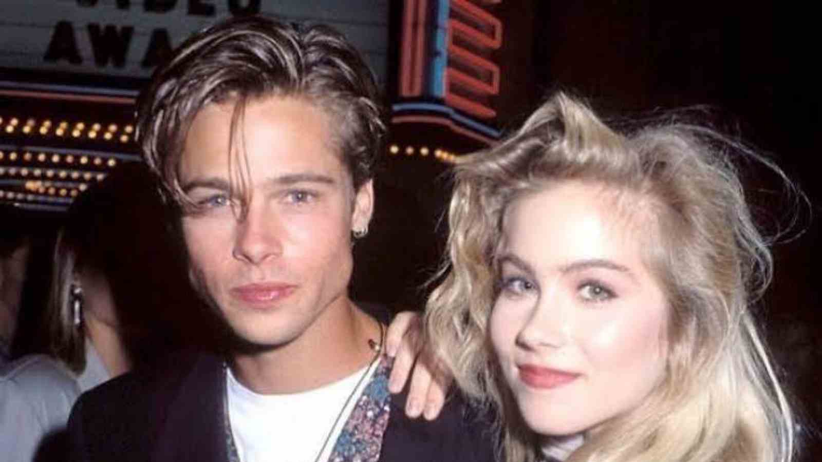 Christina Applegate ditched Brad Pitt for another guy during the MTV Music Awards 