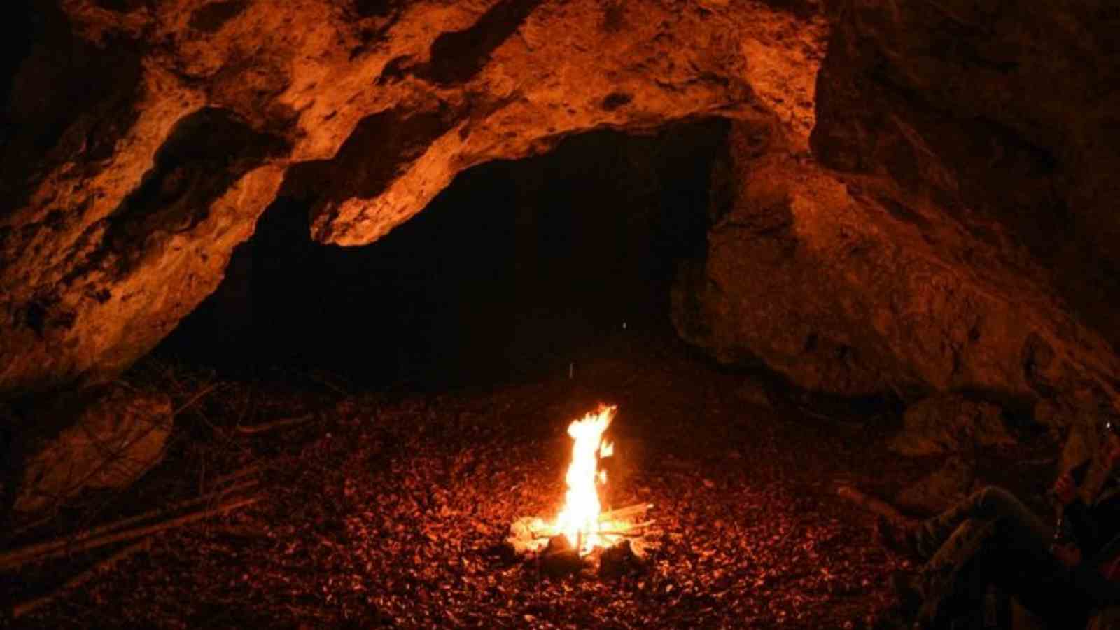 Cave fire