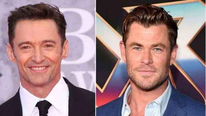 Hugh Jackman and Chris Hemsworth knew about the pride jersey