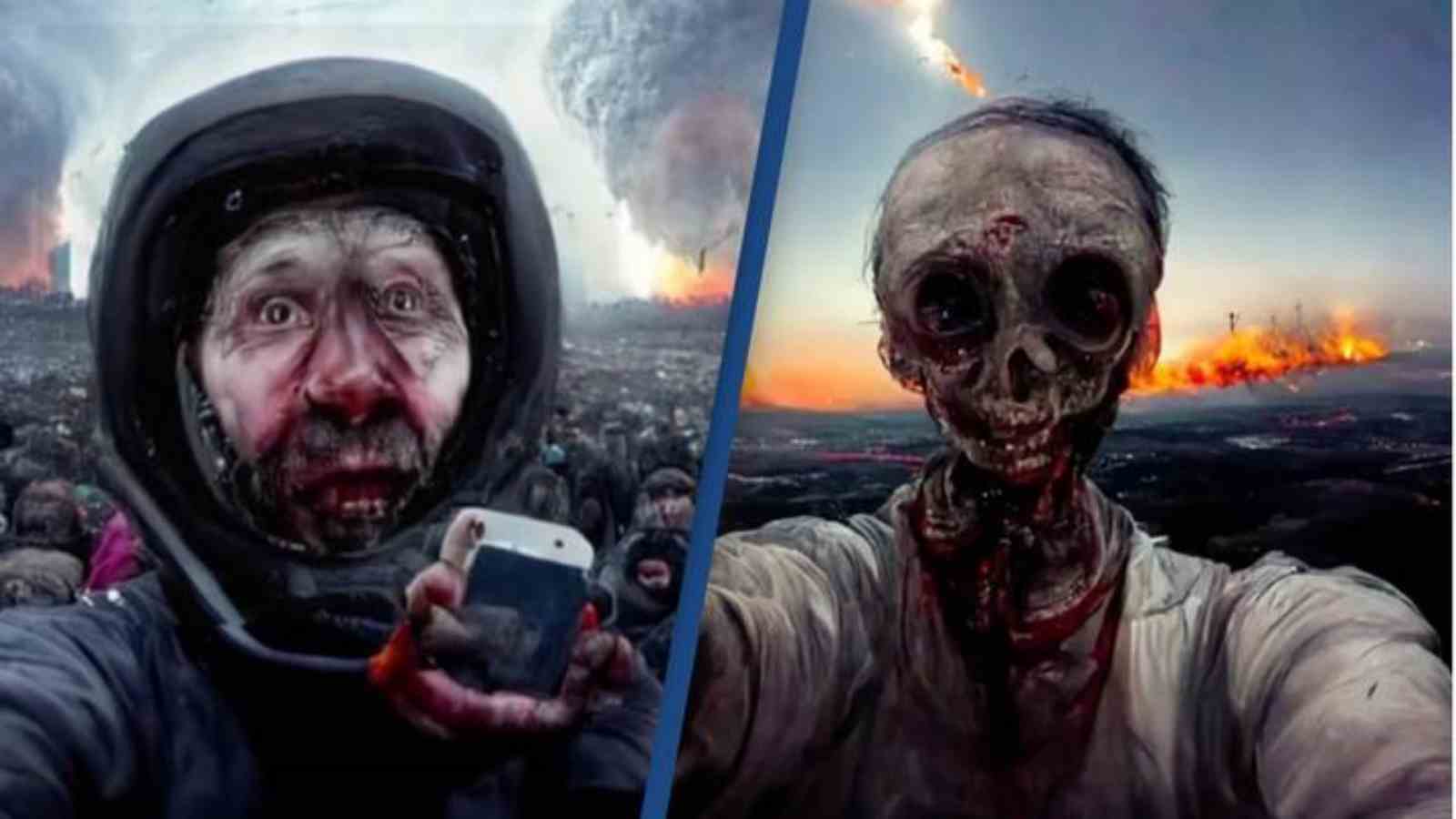 Last selfies on earth