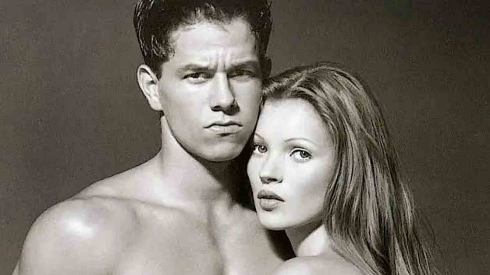 Kate Moss and Mark Wahlberg 
