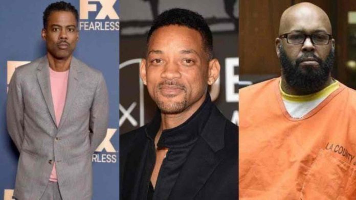 Chris Rock, Will Smith and Suge Knight
