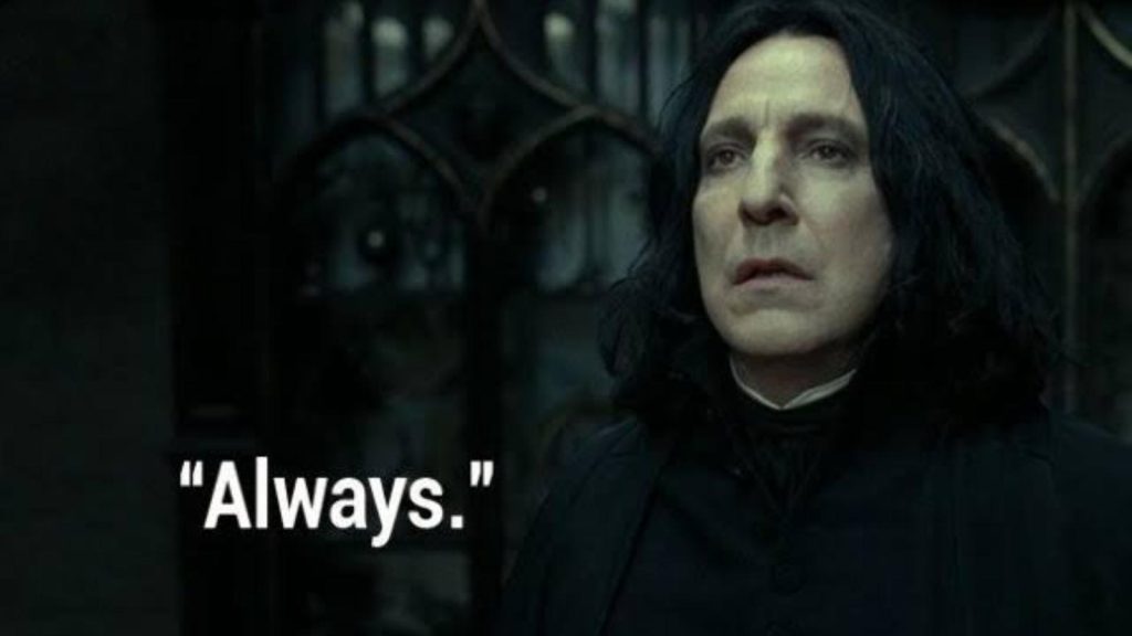 Snape's last immortal words 