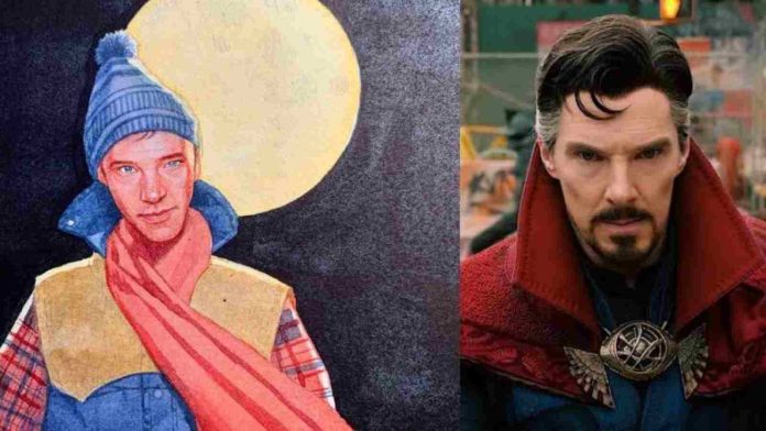 A deleted scene of Doctor Strange 2 revealed through a concept art
