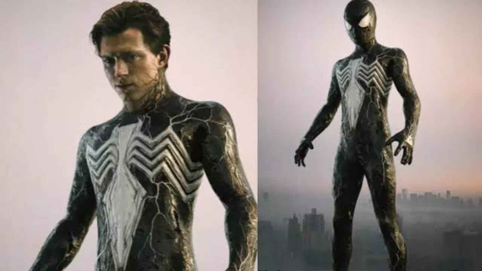 Tom Holland in Symbiote suit 