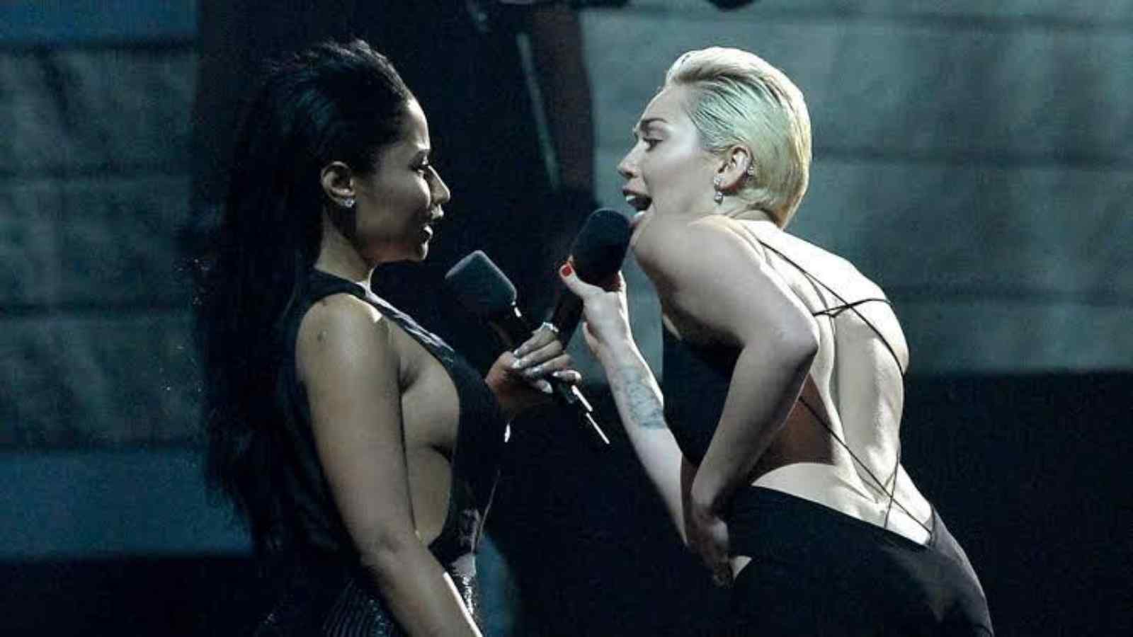 Nicki Minaj and Miley Cyrus's feud during the MTV VMAs was one of the top 15 celebrity feuds