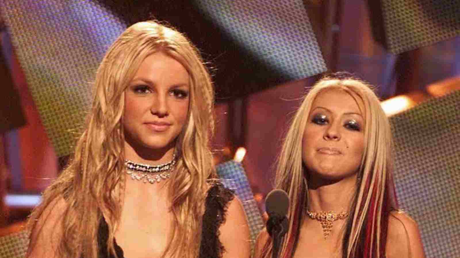 Britney Spears and Christina Aguilera were seemingly in a love triangle celebrity feud