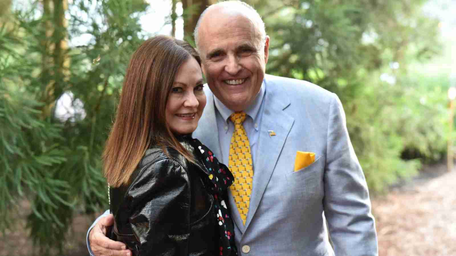 Rudy Giuliani and Judith Nathan 