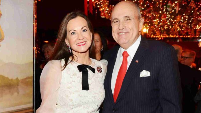 Rudy Giuliani and Judith Nathan