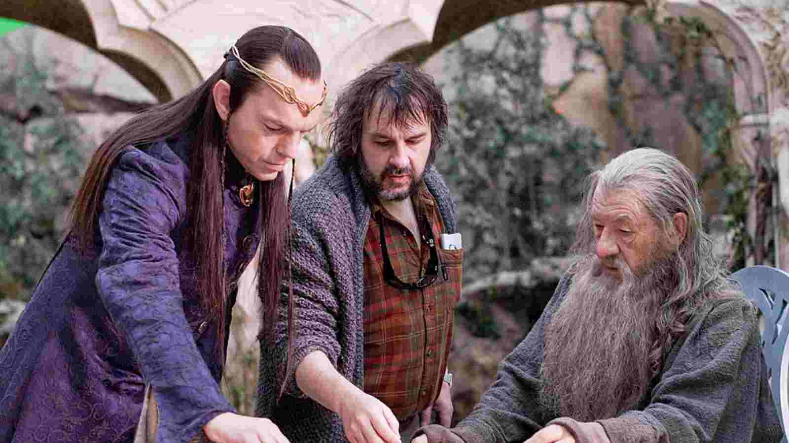 Peter Jackson filming Lord of the Rings