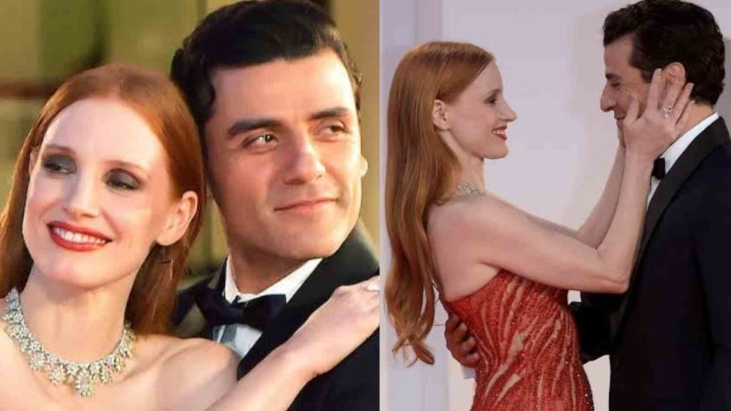 Isaac & Chastain's PDA filled moments on the red carpet 
